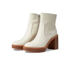New Dolce Vita Calory Chelsea Boots Women's Ivory Stella Size 9 Cinzia bootie